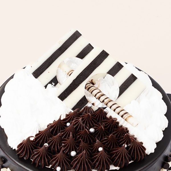 Mr. Black And White cake