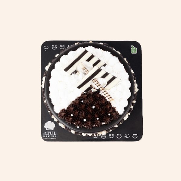 Mr. Black And White cake