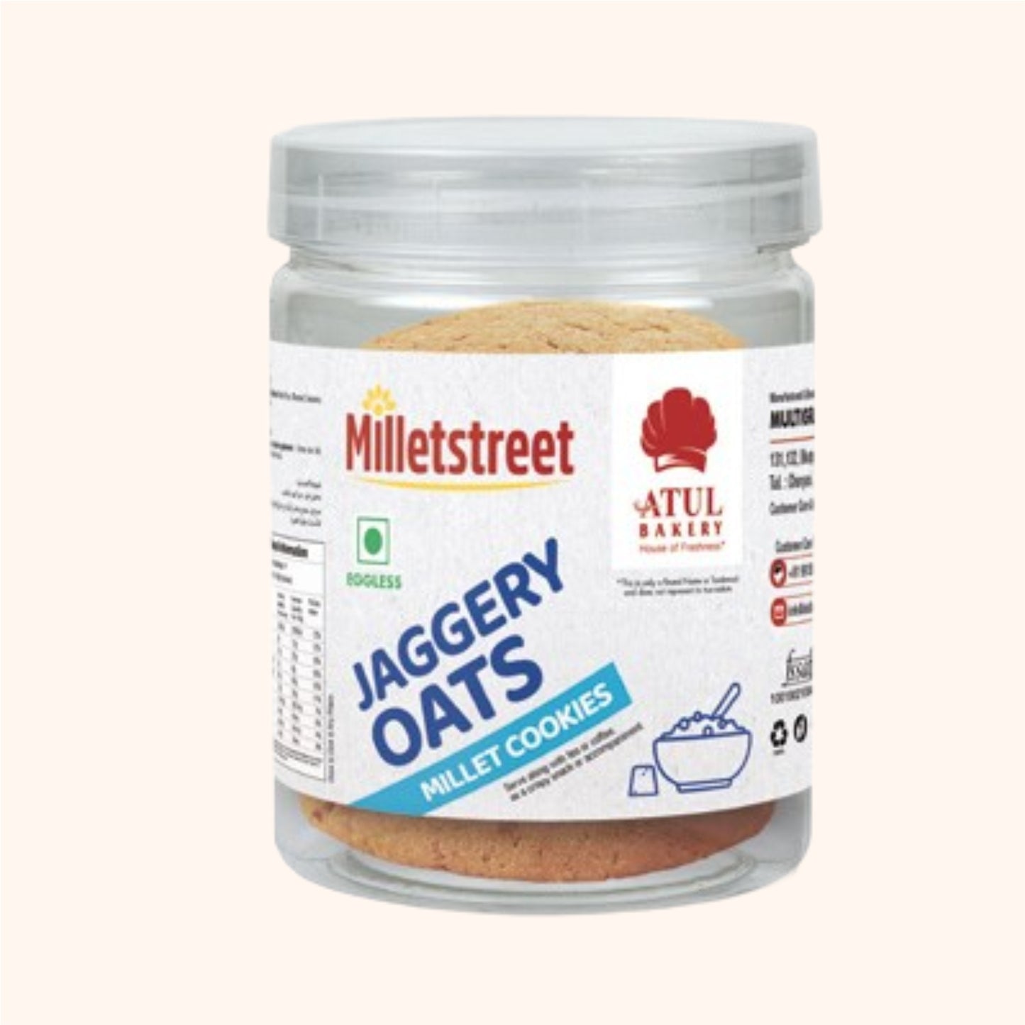 Jaggary oats Millet Cookies 200g
