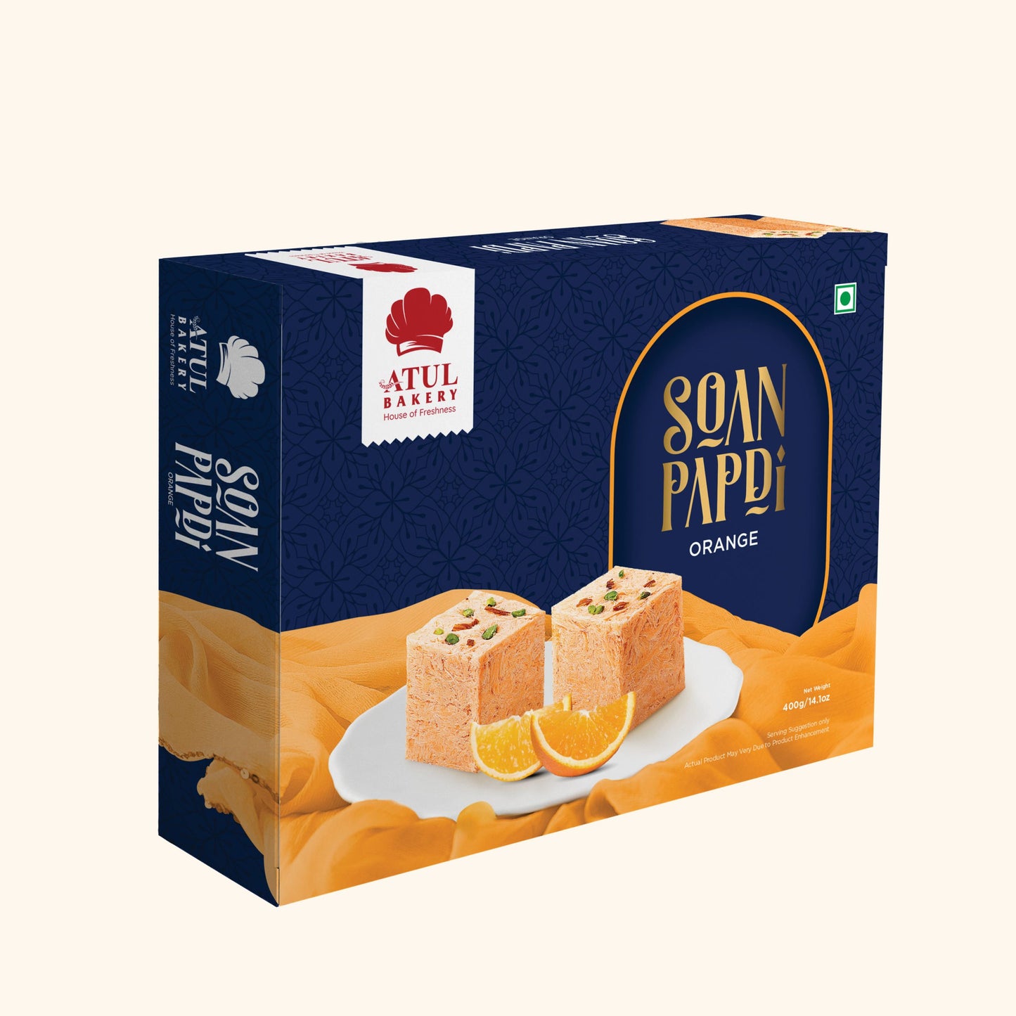 Orange Soan Papdi 400g