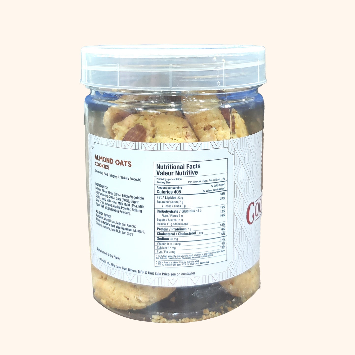 Almond Oats Cookies 150g