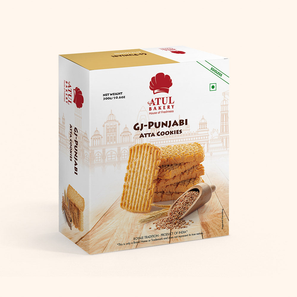 Gj-Punjabi Atta Cookies 300g