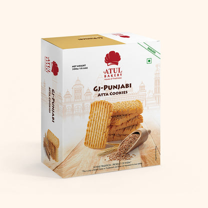 Gj-Punjabi Atta Cookies 300g