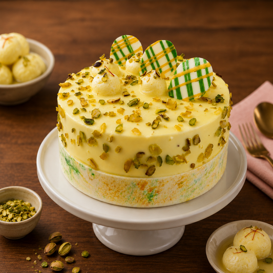 Shahi Rasmalai Cake