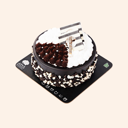 Mr. Black And White cake