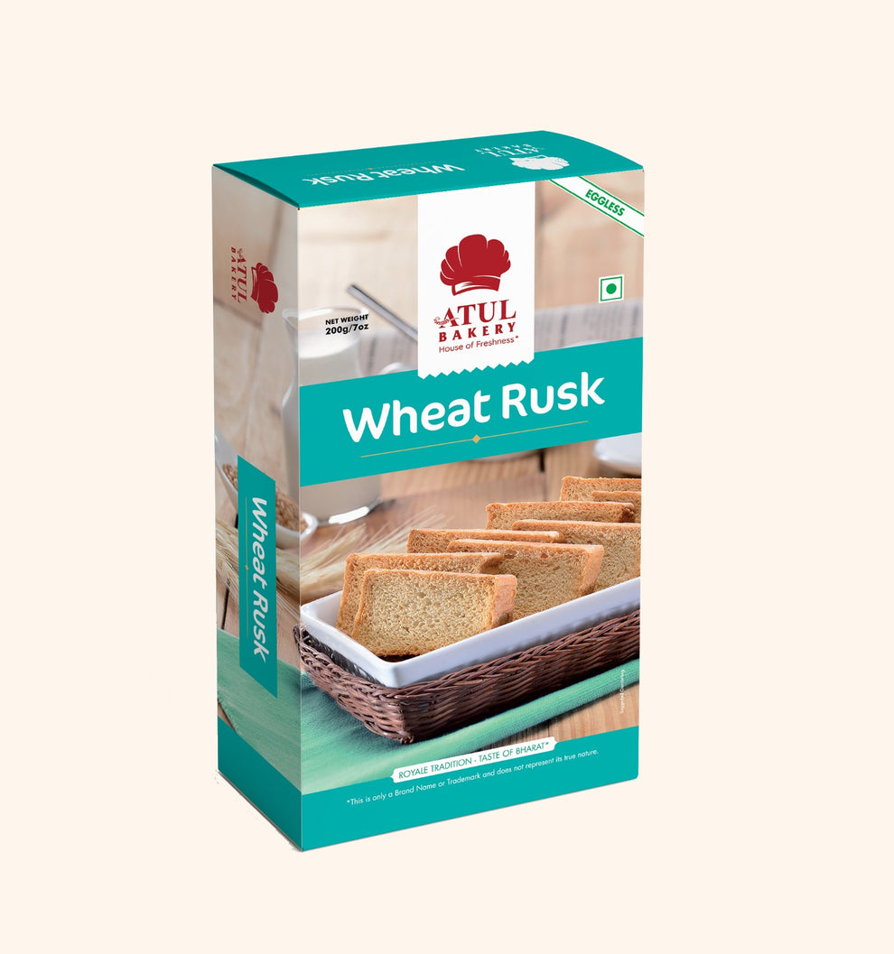 Wheat Rusk 200G – Atul Bakery